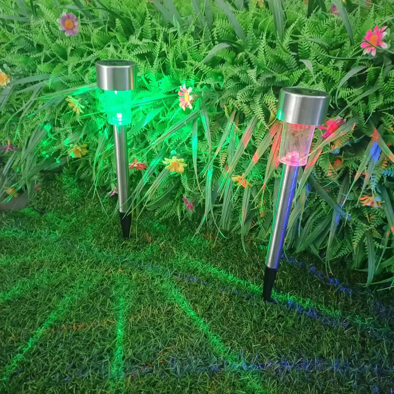 Stainless Steel Solar Lawn Lamp for Outdoor Spaces